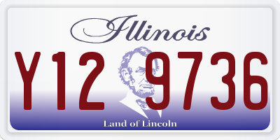 IL license plate Y129736