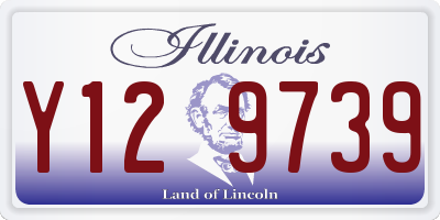 IL license plate Y129739