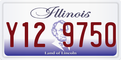 IL license plate Y129750
