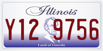 IL license plate Y129756