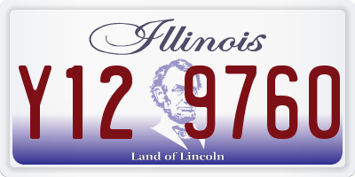 IL license plate Y129760
