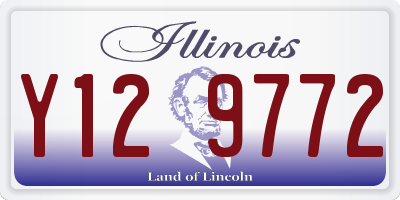 IL license plate Y129772