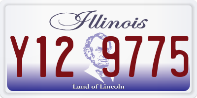 IL license plate Y129775