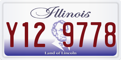 IL license plate Y129778