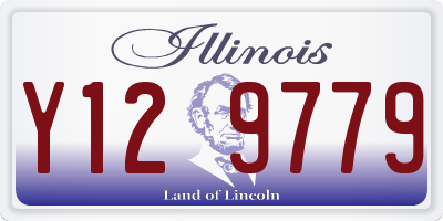 IL license plate Y129779