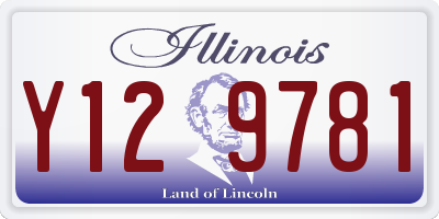 IL license plate Y129781