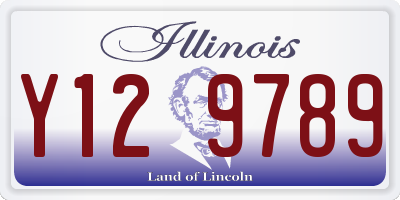 IL license plate Y129789