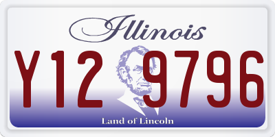 IL license plate Y129796