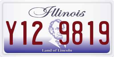 IL license plate Y129819
