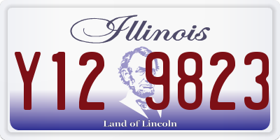 IL license plate Y129823