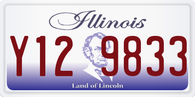 IL license plate Y129833