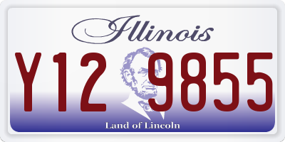 IL license plate Y129855