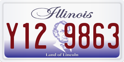 IL license plate Y129863