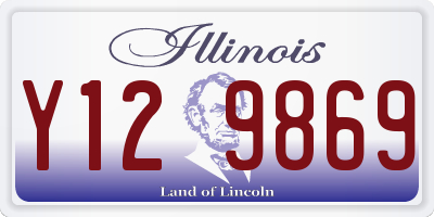 IL license plate Y129869
