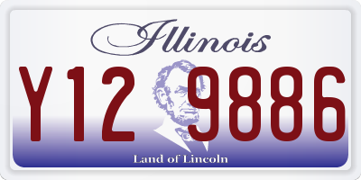 IL license plate Y129886