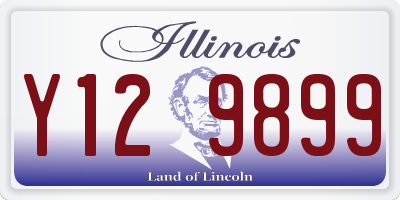 IL license plate Y129899