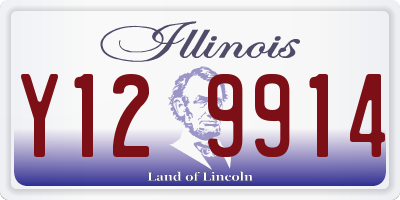 IL license plate Y129914