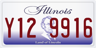 IL license plate Y129916