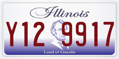 IL license plate Y129917