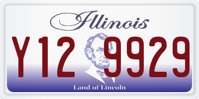 IL license plate Y129929
