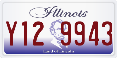 IL license plate Y129943