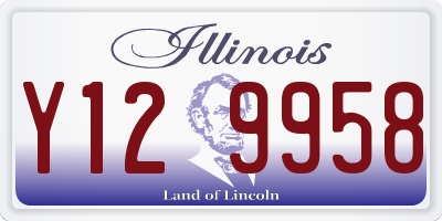 IL license plate Y129958
