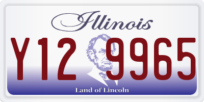 IL license plate Y129965