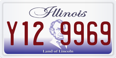 IL license plate Y129969