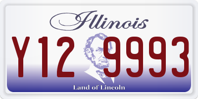 IL license plate Y129993