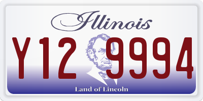 IL license plate Y129994