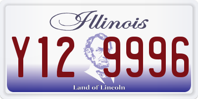IL license plate Y129996