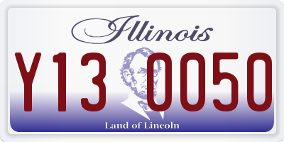 IL license plate Y130050