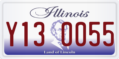 IL license plate Y130055