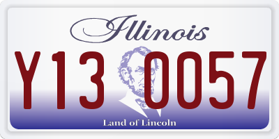 IL license plate Y130057