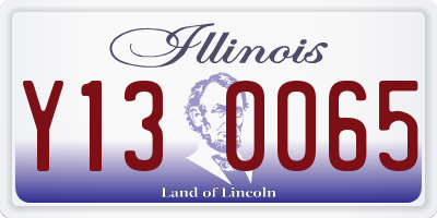 IL license plate Y130065