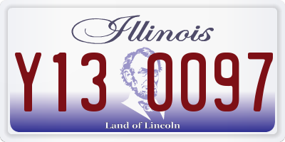 IL license plate Y130097