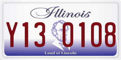 IL license plate Y130108