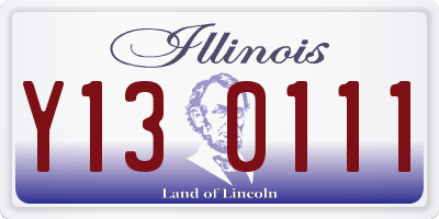 IL license plate Y130111