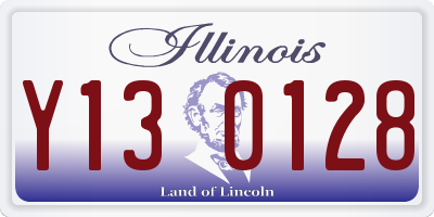 IL license plate Y130128