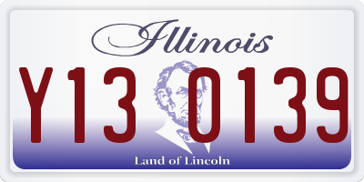 IL license plate Y130139