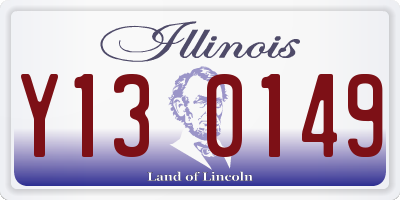 IL license plate Y130149