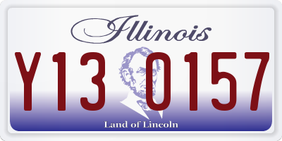 IL license plate Y130157
