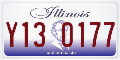 IL license plate Y130177
