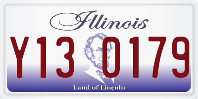 IL license plate Y130179