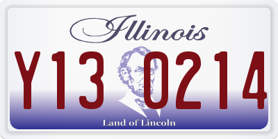 IL license plate Y130214