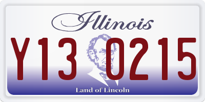 IL license plate Y130215