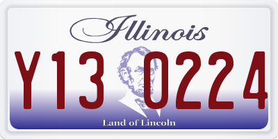 IL license plate Y130224