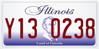 IL license plate Y130238