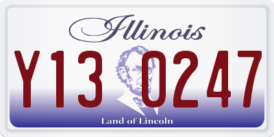 IL license plate Y130247