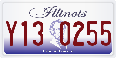 IL license plate Y130255